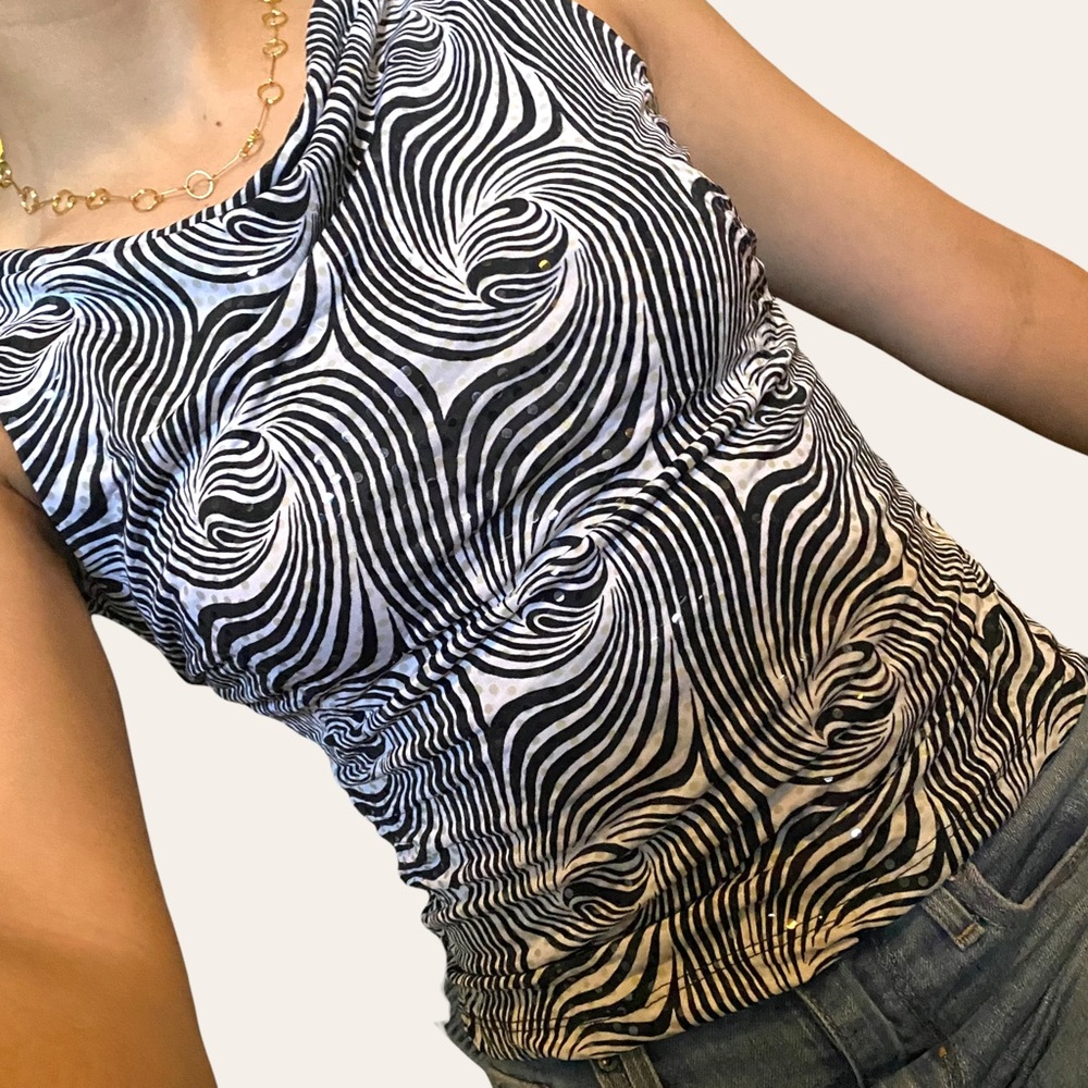 The Original Funky B&W Top
